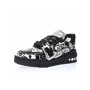 Louis Vuitton Trainer Comic Motifs Black White - 1AB9WY - 5