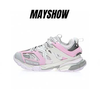 Balenciaga Track Pink Grey White LED version - 555032 W3AD6 1258