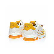 Louis Vuitton LV Trainer Yayoi Kusama Yellow White - 1ABD20 - 4