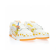 Louis Vuitton LV Trainer Yayoi Kusama Yellow White - 1ABD20 - 3