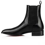 Christian Louboutin Samson Black Leather Ankle Boots - 1180277BK01 - 6