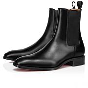 Christian Louboutin Samson Black Leather Ankle Boots - 1180277BK01 - 2