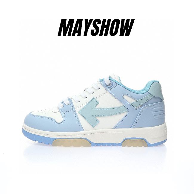 OFF-WHITE OOO Low Out Of Office White Light Blue - OMIA189S21LEA0010140 / OMIA189C99LEA0010140 - 1