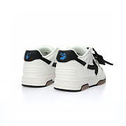 OFF-WHITE Out Of Office OOO 30 MM Low Tops Black White Blue - OMIA189C99LEA0010110 - 2