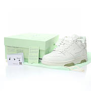 OFF-WHITE Out Of Office OOO Low Tops Triple White - OMIA189C99LEA0010100 - 5