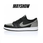 Air Jordan 1 Retro Low Black Grey (2015) - 705329-003 - 1