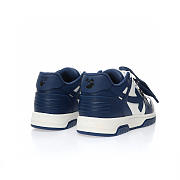 OFF-WHITE Out Of Office OOO Low Tops Dark Blue White - OMIA189S22LEA0010142 - 4