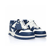 OFF-WHITE Out Of Office OOO Low Tops Dark Blue White - OMIA189S22LEA0010142 - 3