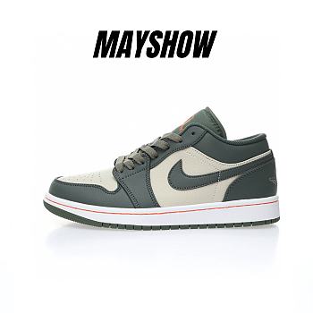 Air Jordan 1 Low Military Green - 553558-121