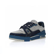 Louis Vuitton LV Trainer Navy Blue Crystals - 1AA6QX - 5