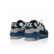 Louis Vuitton LV Trainer Navy Blue Crystals - 1AA6QX - 4