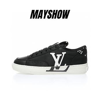 Louis Vuitton Low Black White Charlie Sneaker - 1AANI9