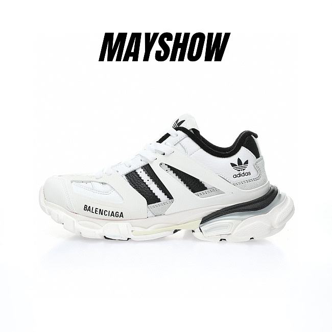 Balenciaga Track Adidas White Black - 741107W3CZ19010 - 1