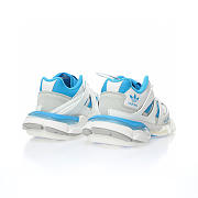 Balenciaga Track Adidas White Blue - 741107W3CZ19040 - 4