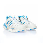 Balenciaga Track Adidas White Blue - 741107W3CZ19040 - 3