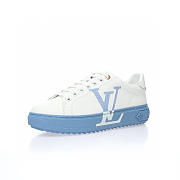 Louis Vuitton Time Out Logo Print White Light Blue - 1A8MZB - 5