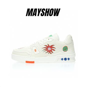 Louis Vuitton x Yayoi Kusama Trainer White Print - 1ABD3E