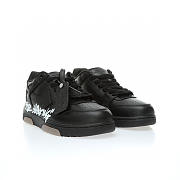 OFF-WHITE Out Of Office OOO For Walking Low Tops Black White - OMIA189C99LEA0021001 - 2