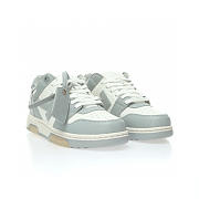 OFF-WHITE Out Of Office OOO Low Tops Grey White - OMIA189S22LEA0010109 - 2