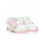 OFF-WHITE Out Of Office OOO Low Tops White Light Pink - OWIA259F21LEA0010130 - 2