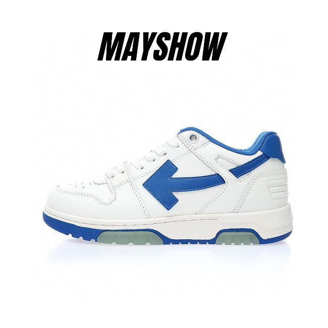 OFF-WHITE Out Of Office OOO Low White Blue - OMIA189S21LEA0010145 - 1