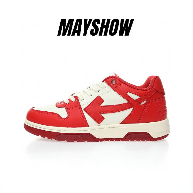 OFF-WHITE Out Of Office OOO Low Light Red - OMIA189F22LEA0120125 - 1