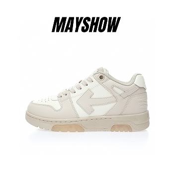 	 OFF-WHITE Out Of Office OOO Low Beige White -  OWIA259C99LEA0010161