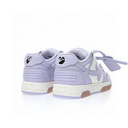 OFF-WHITE Out Of Office Calf Leather White Lilac - OWIA259F22LEA0010136 - 4