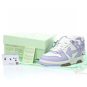 OFF-WHITE Out Of Office Calf Leather White Lilac - OWIA259F22LEA0010136 - 5