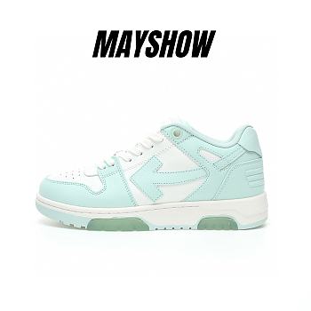 	 OFF-WHITE Out Of Office OOO Low Tops White Mint - OMIA189F22LEA0010151