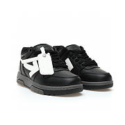 	 OFF-WHITE Out Of Office OOO Low Tops Black White Grey - OMIA189C99LEA0041001 - 2