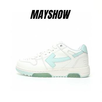 	 OFF-WHITE Out Of Office OOO Low Tops White Mint - OWIA259C99LEA0030151