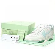 	 OFF-WHITE Out Of Office OOO Low Tops White Mint - OWIA259C99LEA0030151 - 2