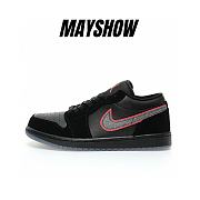 Air Jordan 1 Low Black Red Orbit - CK3022-006 - 1