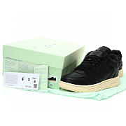 OFF-WHITE Out Of Office OOO Low Tops Black - OMIA189F23LEA0011010 - 3