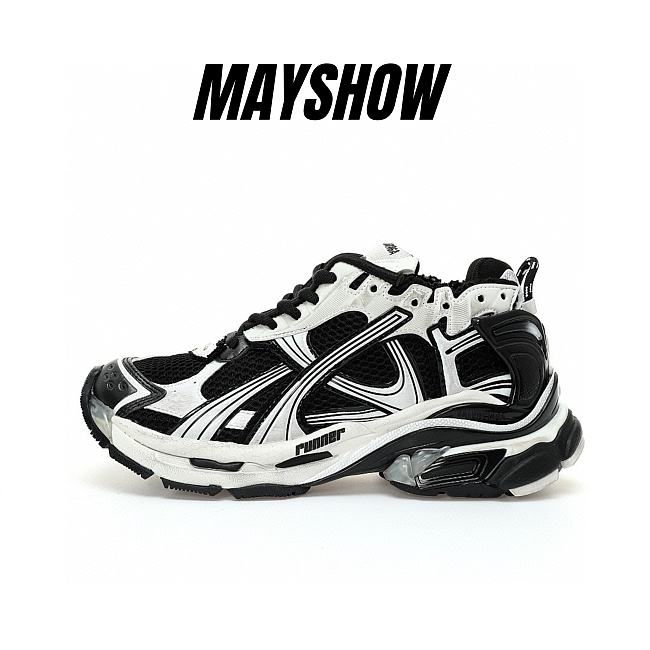 Balenciaga Runner Black White - 772767W2RNY0120 - 1