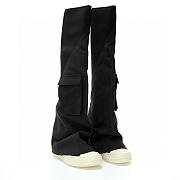 Rick Owens DRKSHDW Cargo Fetish knee-length boots - DU01C6808MU - 4