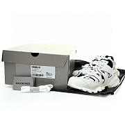 Balenciaga Track Sock White Black - 736328W3SKC9010 - 4