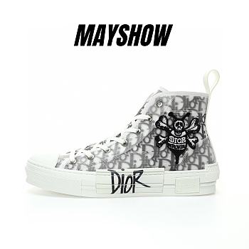 Dior And Shawn B23 High Top Bee Embroidery - 3SH118YYO_H960