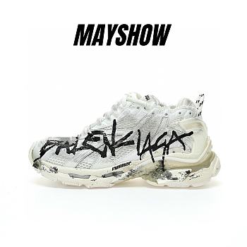 Balenciaga Runner White Graffiti -  677402 W3RBQ 9010