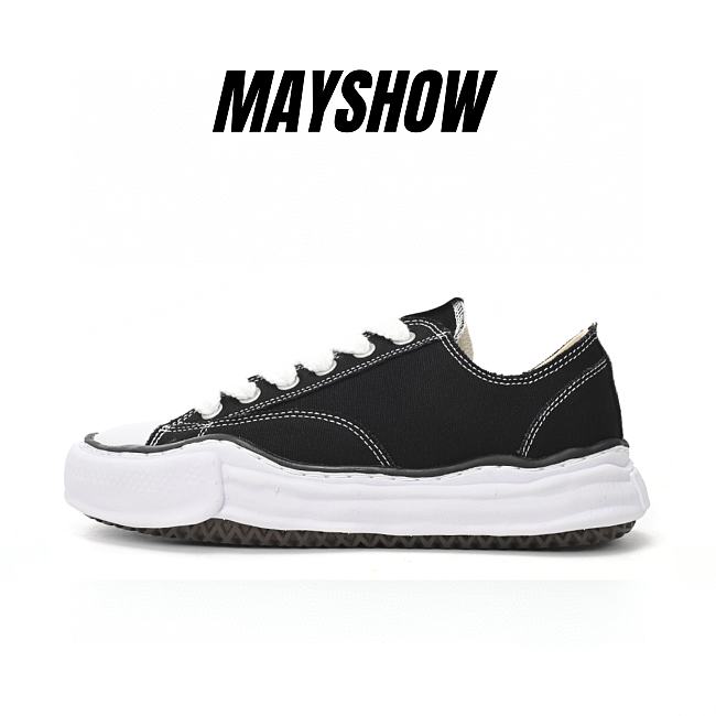 Maison Mihara Yasuhiro Hank OG Sole Canvas Low Black - 1
