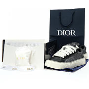 Dior B33 Sneaker Black Smooth Calfskin Oblique Jacquard - 3SN303ZYS_H981 - 5