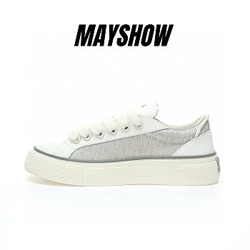 Dior B33 Sneaker White Smooth Calfskin Oblique Jacquard - 3SN303ZYS_H068