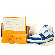 Louis Vuitton Trainer#54 Signature Blue White - 1AANEZ - 3