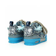 Louis Vuitton Skate Trainer Blue Swarovski Monogram - 1ABMH5 - 3