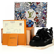 Louis Vuitton Skate Trainer Black Swarovski Monogram - 1ABMHV - 2