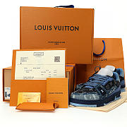 Louis Vuitton Trainer Signature Blue Denim - 1AC4YR - 2