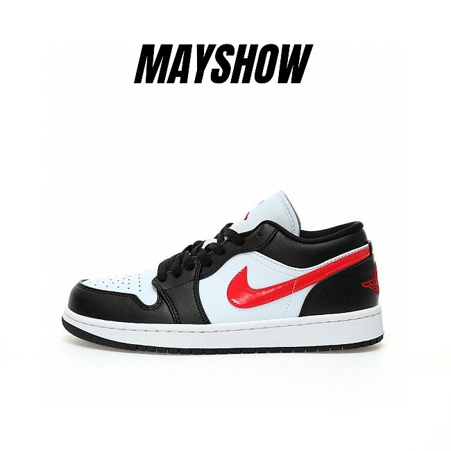 Air Jordan 1 Low Wolf Grey Gym Red - DC0774-062 - 1