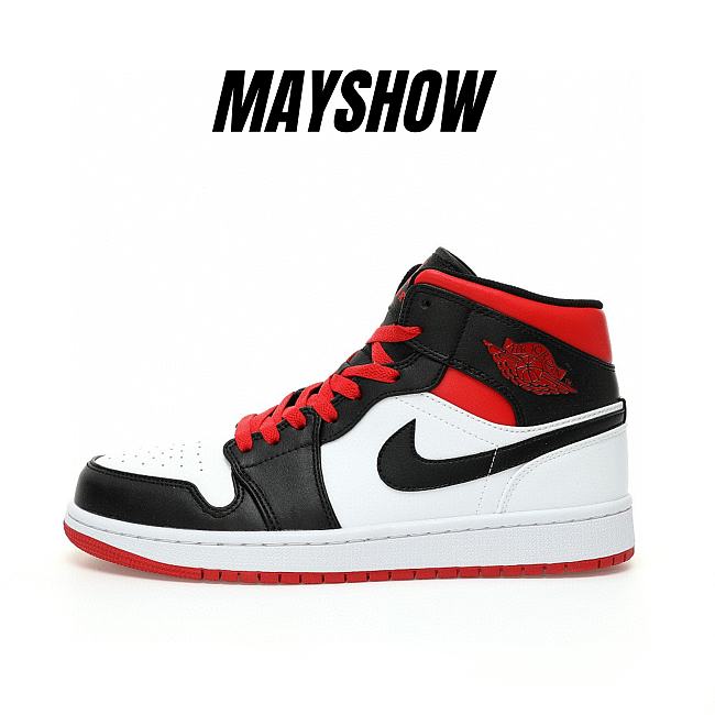 Air Jordan 1 Mid Gym Red Black Toe - DQ8426-106 - 1