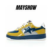 A Bathing Ape Bape Sta Nostalgic Blue Yellow - 1